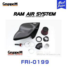 GruppeM M's ラムエアシステム VOLKSWAGEN SCIROCCO 13CAV/13CTH TSI S/C+TURBO 2009-2014 【FRI-0199】 RAM AIR SYSTEM | K&N グループエム エアインテーク ハイフロー エアフィルター コア エアクリーナー