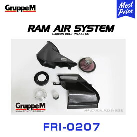 GruppeM M's ラムエアシステム AUDI S5 8TCGWF/8TCGWL/8TCREL/8TCREF TFSIS/C 2012-2017 【FRI-0207】 RAM AIR SYSTEM | K&N グループエム エアインテーク ハイフロー エアフィルター コア エアクリーナー
