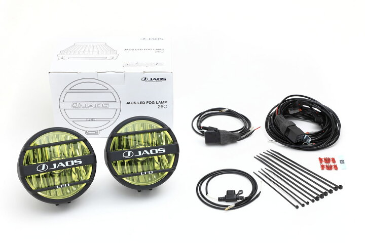 楽天市場】JAOS ジャオス LEDフォグランプ 26C イエロー 汎用 2個 