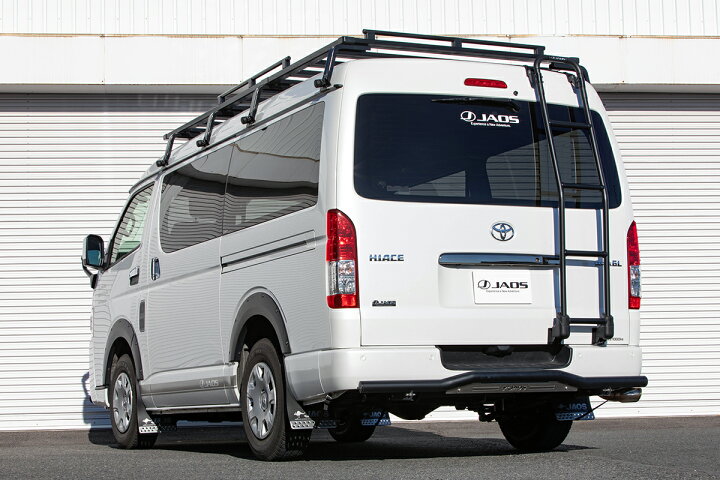 楽天市場】ジャオス JAOS リヤラダー AL ワイド ミドルルーフ用  