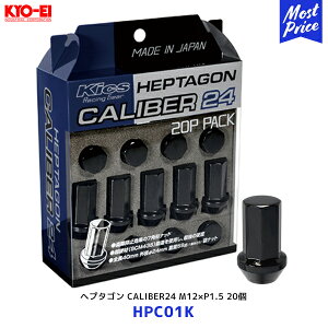 KYO-EI iY wv^SLo[24 ibg20 M12×P1.5 5ԗpyHPC01Kz| L[GC KYOEI 20PCS BLACK ubN pA_v^[t LbNX