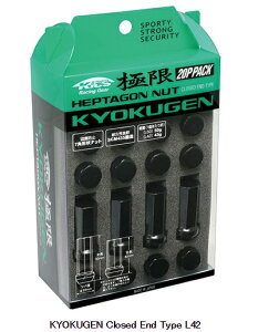KYO-EI ���i�Y�� Kics �w�v�^�S���i�b�g �L���N�Q�� �N���[�Y�h�G���h �^�C�vL42 �yHPF3B4�z 20���� M12×P1.25 | ���i�Y�� KYOEI �L���[�G�C �L�b�N�X �Ɍ��i�b�g KYOKUGEN CLOSED END TYPE L42 12×1.25 �j�b�T��