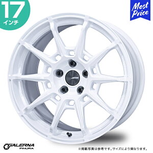 AME ガレルナ レフィーノ 17インチ 7.0J 48 5-114.3 レーシングホワイト ホイール1本 | GALERNA REFINO 共豊 スポーク ENKEI スイフトスポーツ フォレスター C-HR ヤリスクロス CX-30 MX-30 白ホイ