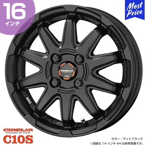 CIRCLAR �T�[�L�����[ C10S 16�C���` 6.0J 40 4-100 �z�C�[��1�{ | AME ���L �X�|�[�N �R���p�N�g�J�[ ���C�Y ���b�L�[ �A���~�z�C�[�� SUV �J�X�^�� �h���X�A�b�v �u���b�N