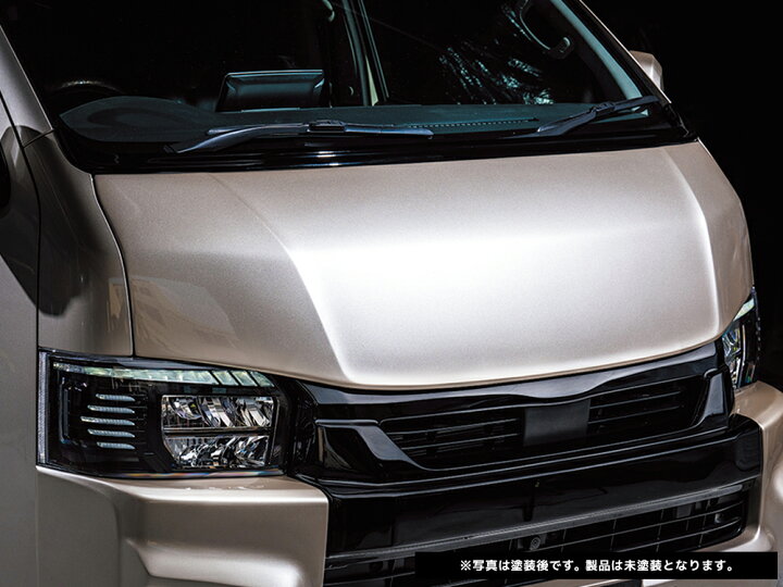 楽天市場】415コブラ ハイエース 1〜7型 バッドフェイスボンネット By2 