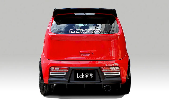 楽天市場】Lck619 リヤルーフスポイラー TYPE2 ABS製 マットブラック 