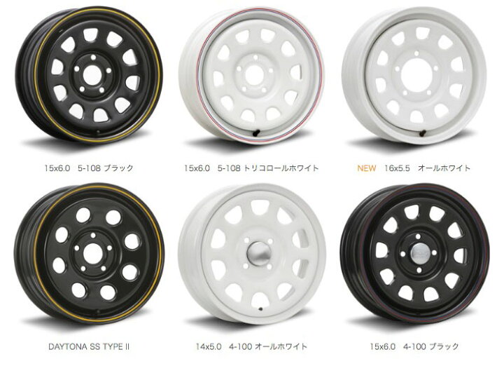 楽天市場】MLJ デイトナSS DAYTONA SS 15インチ 6.0J 0 5-139 