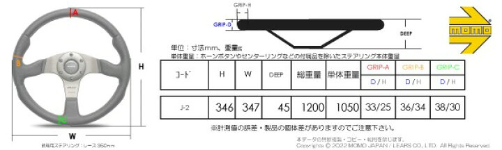 楽天市場】MOMO モモ ステアリング JET 350mm ブラックレザー【J-2 