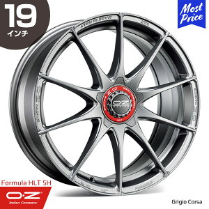 OZ Racing Formula-HLT オーゼットレーシング フォーミュラ HLT 19インチ 8.5J 47 5-112 グリジオコルサ ホイール1本 | 10スポーク F1 セントラルロック レーシング スポーツ シルバー 輸入車 カスタム ド