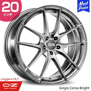 OZ Racing Leggera-HLT オーゼットレーシング レッジェーラ HLT 20インチ 10.0J 35 5-112 グリジオコルサブライト ホイール1本 | 5ダブルスポーク スポーツ シルバー ブラック インポートカー 外車 輸入車