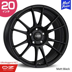 OZ Racing Ultraleggera-HLT オーゼットレーシング ウルトラレッジェーラ HLT 20インチ 8.5J 50 5-130 マットブラック ホイール1本 | 6ペアスポーク F1 レーシング スポーツ ブラック 輸入車 カスタム ドレ