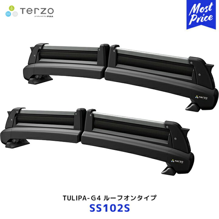 楽天市場】Terzo チュリパ-G4 スキースノーボード専用キャリア ルーフ 
