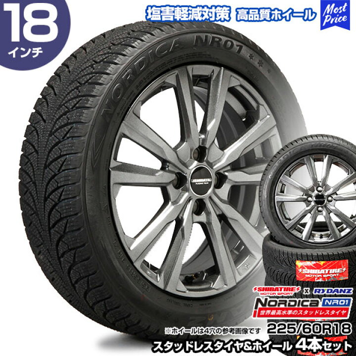 楽天市場】225/60R18 18インチ SHIBATIRE シバタイヤ レイダン 
