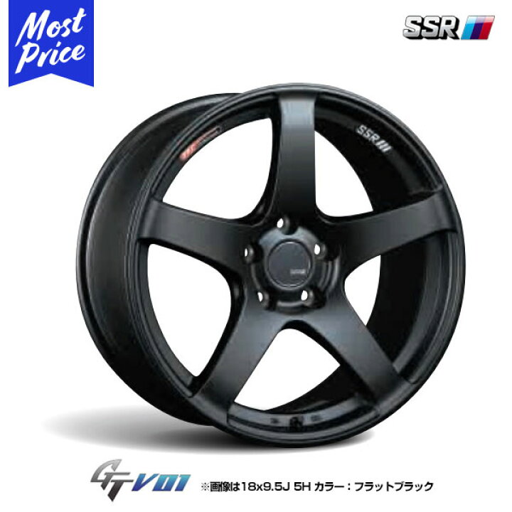 楽天市場】SSR GTV01 ジーティーブイゼロワン 19インチ 8.5J 38 5 