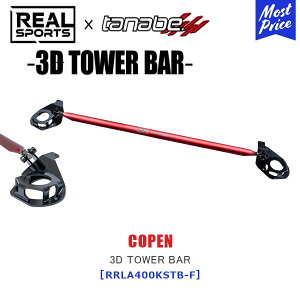 TANABE ^ix × REALSPORTS 3D TOWER BAR _Cnc Ry LA400KyRRLA400KSTB-Fz| AX|[c R{ ^[o[ [VO T[Lbg COPEN