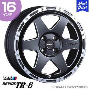 SSR fBoCh DEVIDE TR-6 eB[A[VbNX 16C` 6.5J 38 4-100 tbgubN|bV zC[ 1{ | ^ix GXGXA[ foCh 6X|[N 4 PCD100 CY RIZE bL[ ROCKY 