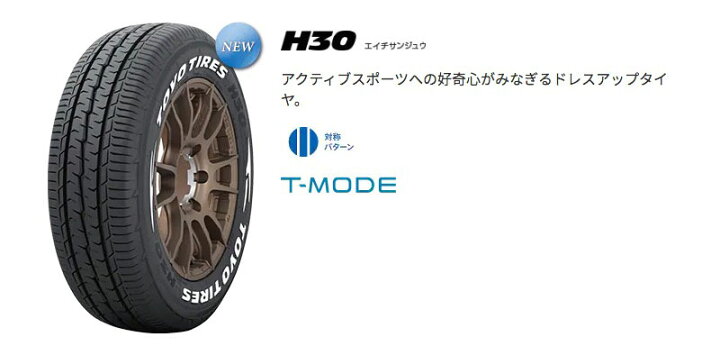 楽天市場】ハイエース 200系 15インチ 195/80R15 トーヨー H30 サマー 