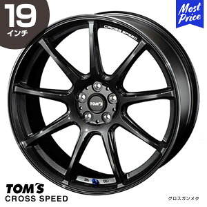 TOM'S gX CROSS SPEED NXXs[h 19C` 8.5J CZbg45 5-100 OXK^ zC[1{ | J[X|[c JX^ hXAbv A~zC[