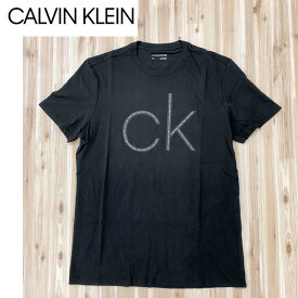 送料無料 Calvin Klein カルバンクライン CK スタックロゴクルーネックTシャツ 綿100％ コットン トップス メンズ ブランド MOSTSHOP ゆうパケ