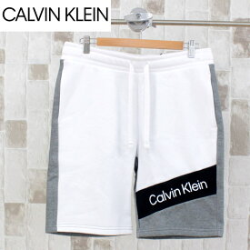 送料無料 Calvin Klein カルバンクライン CK ロゴデザイン スウェット ハーフパンツ ルームウェア イージーパンツ MOSTSHOP ゆうパケ