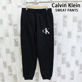 送料無料 Calvin Klein カルバンクライン CK モノグラム フリーススウェット ジョガーパンツ イージーパンツ ルームウェア monogram fleece jogger メンズ ブランド