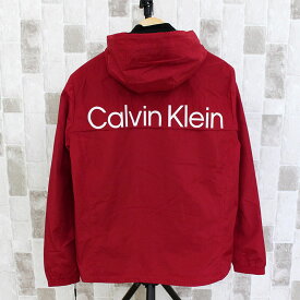 送料無料 Calvin Klein カルバンクライン ウィンドブレーカー マウンテンパーカー ナイロンジャケット CK バックプリント ロゴ メンズ ブランド ギフト プレゼント 新作 MOSTSHOP