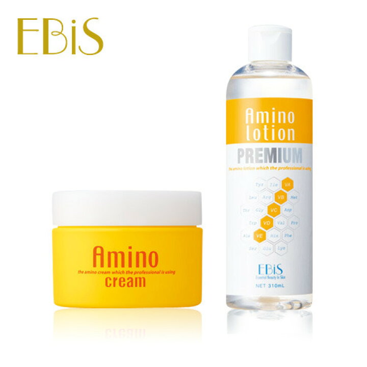 楽天市場】エビス〔ebis〕アミノローションPREMIUM+アミノクリーム 