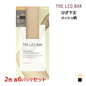 2色6足ずつ 送料無料12足セット ATSUGI THE LEG BAR アツギザレッグバー ひざ下丈 着圧 メッシュ柄 ストッキング アツギ ATSUGI | 加圧 圧着 着圧ストッキング 膝下ストッキング ひざ下 膝下 ショートストッキング パンスト 圧着ソックス パンティストッキング ハイソックス