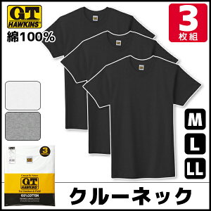 G.T.HAWKINS �z�[�L���X �N���[�l�b�NT�V���c �����ێ� 3���g M�T�C�Y L�T�C�Y LL�T�C�Y �O���[ GUNZE ��100% | �����Y �a�m �j�� ���� ���� �a�m���� �j������ �C���i�[ �C���i�[�V���c �����Y�C���i