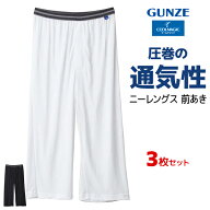 【店内全品ポイント10倍】 送料無料 同色3枚セット COOLMAGIC クールマジック 圧巻の通気性 ニーレングス…