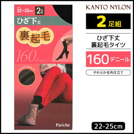【エントリーでポイント10倍】送料無料 やわらか毛布仕立て ひざ下丈 裏起毛タイツ 160デニール 2足組 ショートタイツ 関東ナイロン【2組までメール便可】| 女性 婦人 レディース タイツ ひざ下 膝下 膝下タイツ ショート 靴下 ソックス ストッキング パンスト 防寒 冷え対策