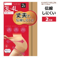 【2組までメール便可】大きいサイズ 丈夫で伝線しにくい 2足組 3L-4Lサイズ パンスト ストッキング 関東…