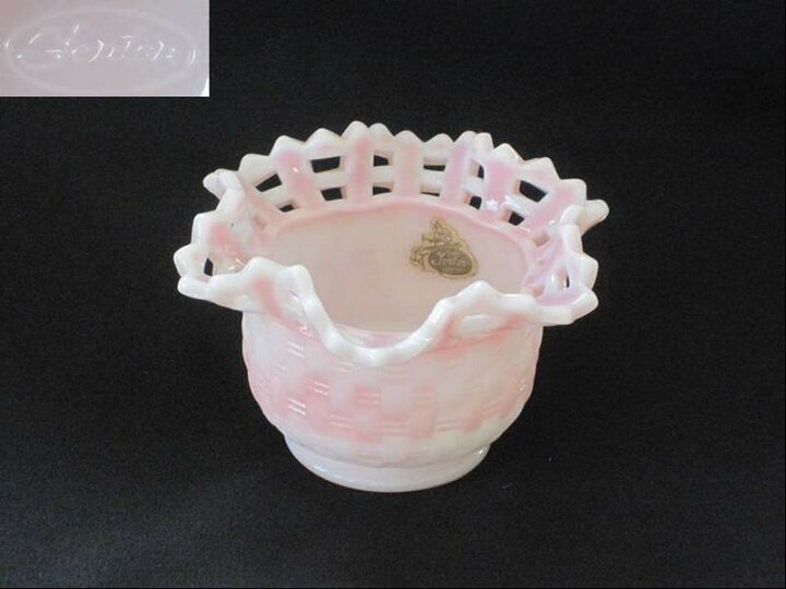 楽天市場】フェントンロザリン・バスケット型花瓶 : アンティーク 