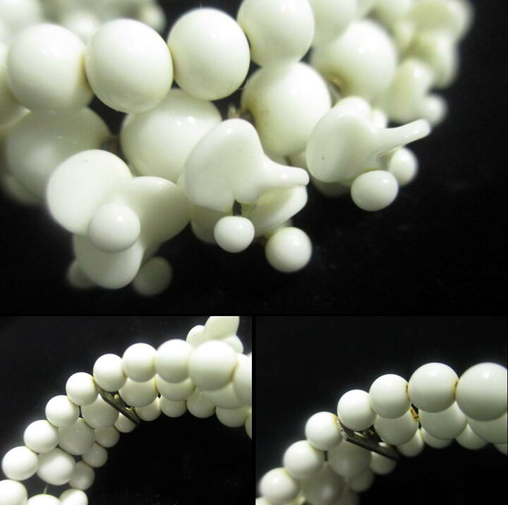 楽天市場】【ミリアムハスケル】 ミルクガラスのブレスレット  