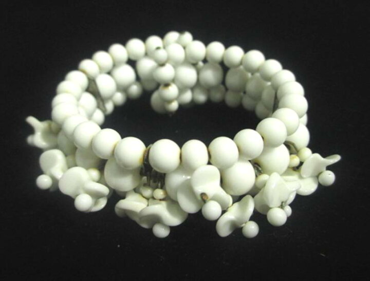 楽天市場】【ミリアムハスケル】 ミルクガラスのブレスレット  