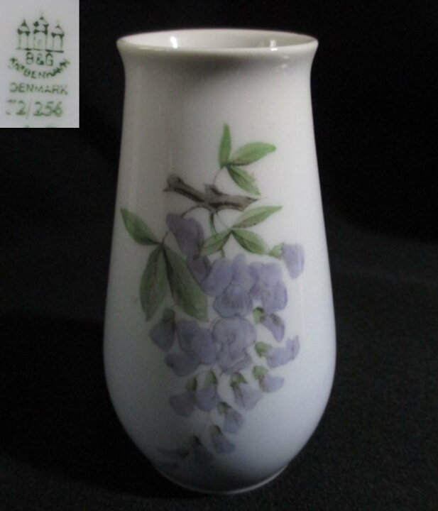 楽天市場】【アンティーク】B＆G藤の花の花瓶 : アンティークマザー 
