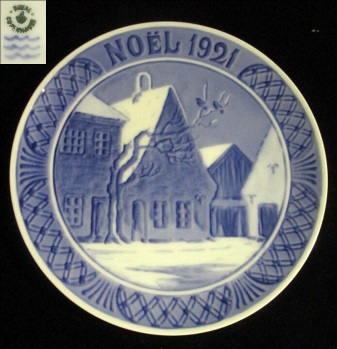 楽天市場】ロイヤルコペンハーゲン1921年イヤープレート 