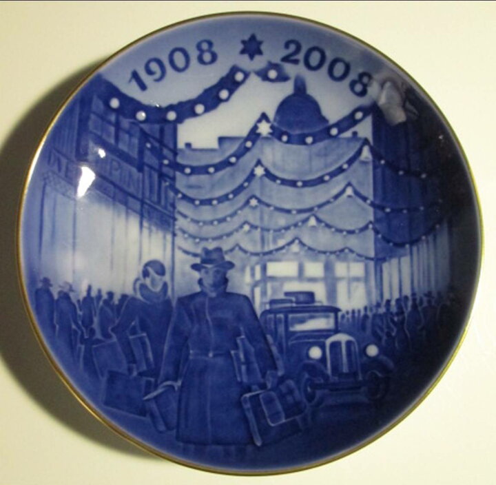 楽天市場】ロイヤルコペンハーゲン2004年センテニアルプレート（百周年 