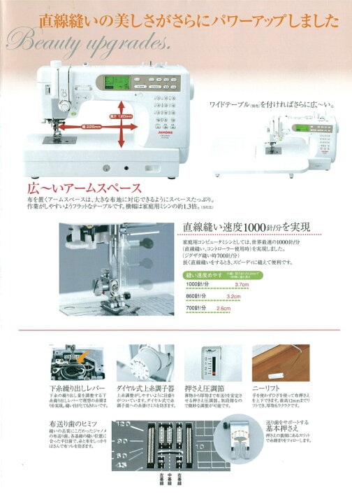 楽天市場】【送料無料】JANOME ジャノメミシン CK1100【5年保証 