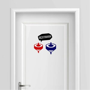 【送料無料】トイレマーク プレート サインプレート ピクトサイン サイン ドア トイレ toilet トイレプレート レストルーム restroom スイッチ コンセント ウェルカムボード 男女 コマ かわい