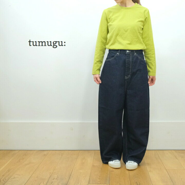 楽天市場】【P10倍！11/16(土)15:59迄】 tumugu ツムグ ワイドパンツ 