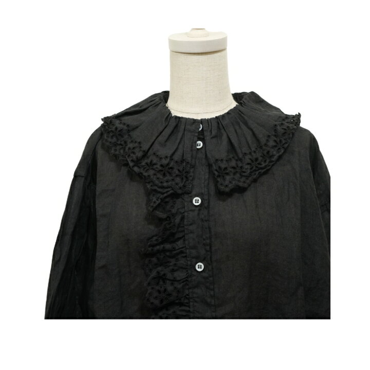 楽天市場】Gauze# ガーゼ アンティークレース フリルブラウス ANTIQUE 