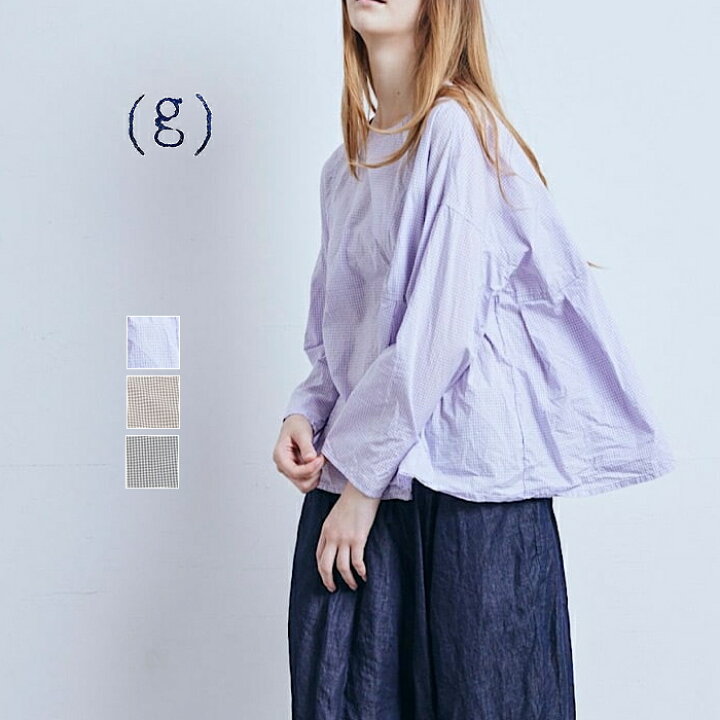 楽天市場】【SALE20%OFF】 g グラム GINGHAM HOLD BLOUSE ギンガム  