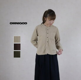 【SALE40%OFF】 OMNIGOD（オムニゴッド）シャツコール スタンドカラーシャツ 56-876H【H】