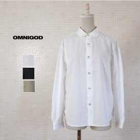 OMNIGOD（オムニゴッド）50Sブロード ラウンドカラーブラウス 56-880X