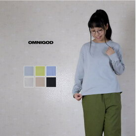 OMNIGOD（オムニゴッド）天竺ロングスリーブマニッシュTシャツ 59-867N