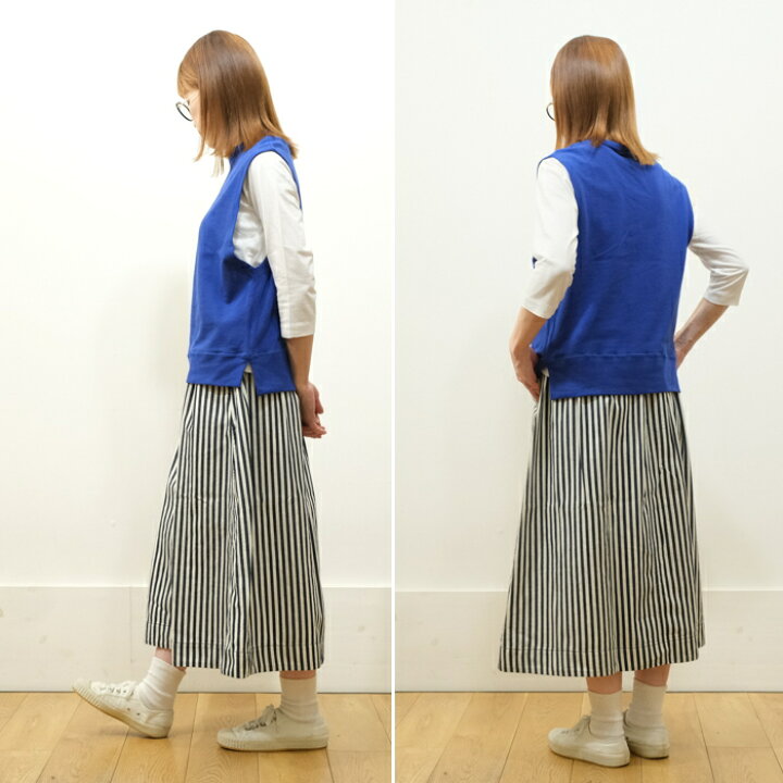 最終値下げティグルブロカンテ ジャンパースカートmade in indigo 