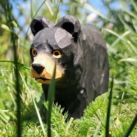 【Wudimals® 40490 クマ】 木のおもちゃ 動物 人形 木製 天然木 ごっこあそび ウディマル 出産祝い プレゼント インテリア 小学生 おすすめ 積み木 リアル オブジェ フィギア