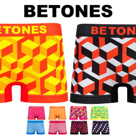 ビトーンズ | BETONES ボクサーパンツ メンズ 幾何学模様 BUBBLE CRASH フリーサイズ 彼氏 旦那 バレンタイン 誕生日 プレゼント ギフト おすすめ ブランド