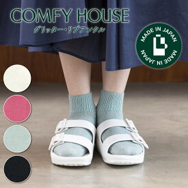 【★エントリーでポイント5倍★】コンフィハウス | COMFY HOUSE 靴下 ソックス グリッター・リブアンクル CHL250AN2 レディース メンズ 女性用 男性用 L字型 ショート丈 プレゼント ギフト クリスマス ブランド
